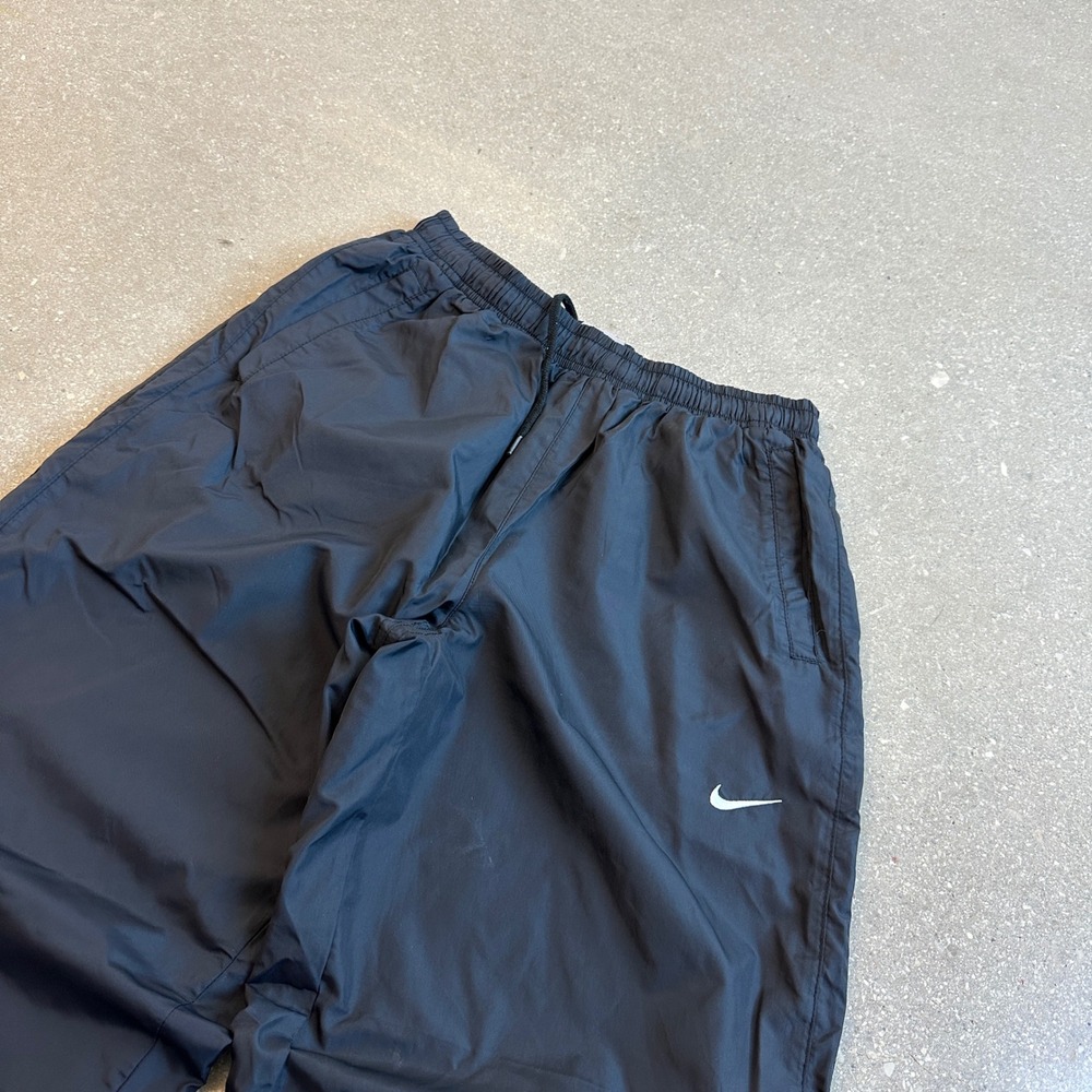 Nike Boys Track Pants Black Nylon Athletic Joggers Size M